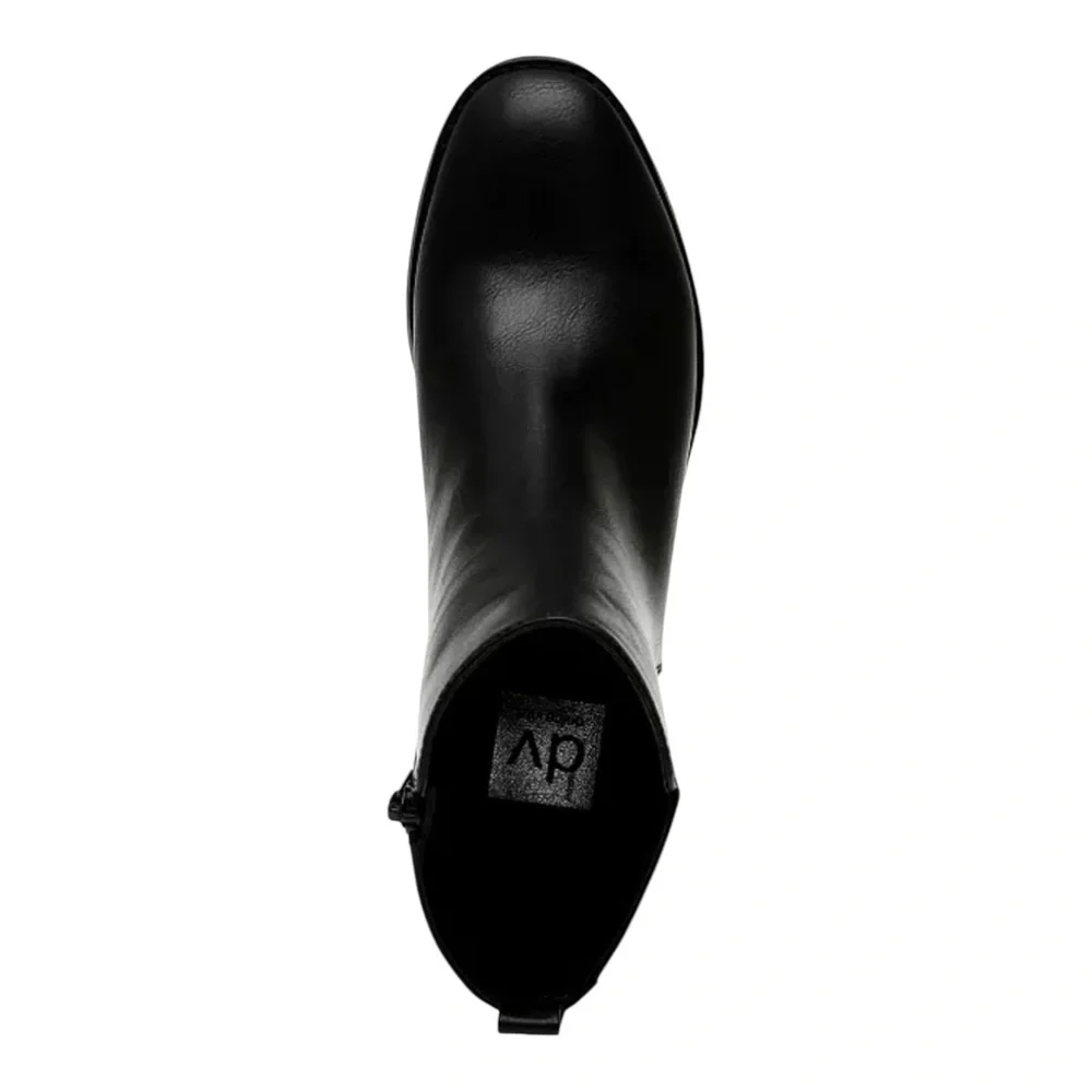 DV by Dolce Vita Delilah Black Ankle Bootie with Elastic Panels Women …